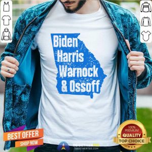 Nice Biden Harris Warnock & Ossoff Senate Win In Georgia Shirt