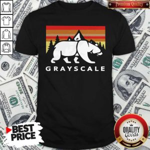 Pretty Bear Grayscale Vintage Shirt