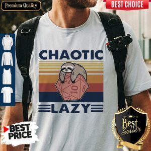 Official Sloth Chaotic Lazy Vintage Shirt