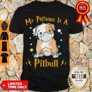 Cute My Patronus Is A Pitbull Mask Coronavirus Shirt