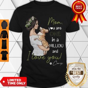 Nice Mom You Are One In A Millon And I Love You Corgi Dog Lovers shirt