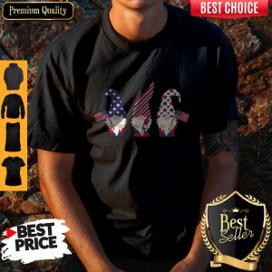 4th Of July Gnome American Flag Shirt