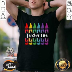 Official Crayon Teacher Life Shirt