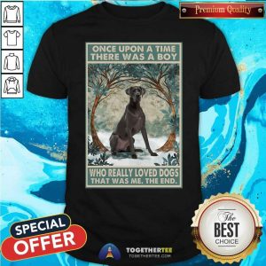 Official Great Dane Once Upon A Time Boy Vertical Poster Shirt
