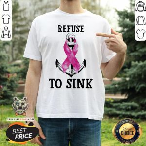 Top Awareness Refuse To Sink Breast Cancer Shirt