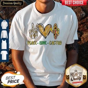 Perfect Peace Love Cactus Diamond Shirt