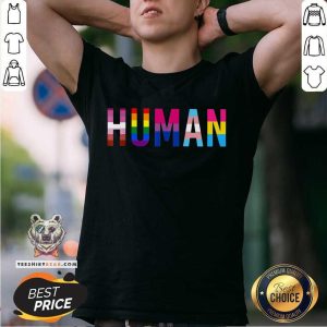 Cool Human Lgbt Flag Gay Pride Rainbow Lesbian Shirt