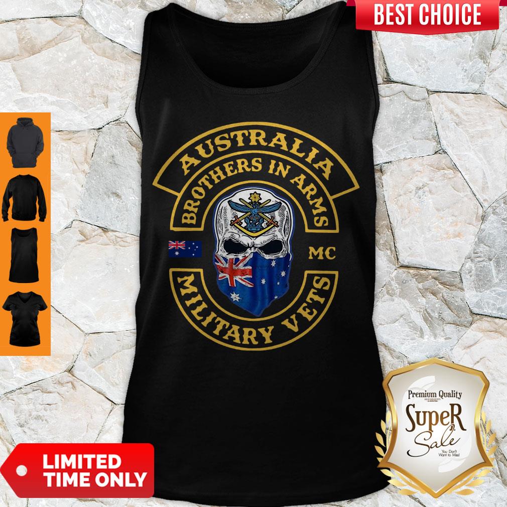 OFFICIAL AUSTRALIA BROTHERS IN ARMS MILITARY VETS SHIRT