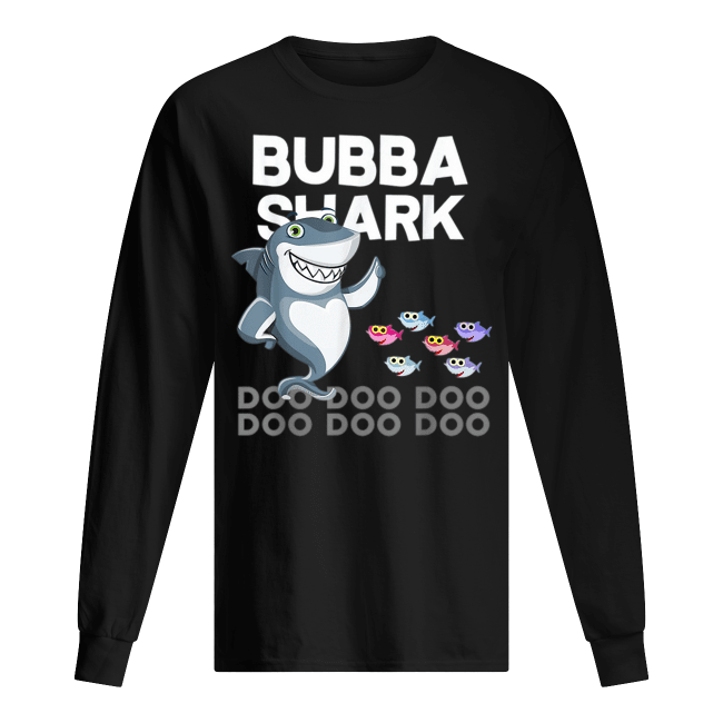 Bubba-Shark-Fathers-Day-For-Family-shirt-men-s-long-sleeved-t-shirt.png