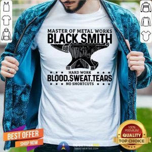 Cool Blacksmith Metal Worker Blood Sweat Tears Shirt