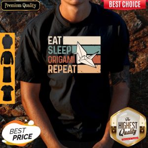 Official Eat Sleep Origami Repeat Shirt