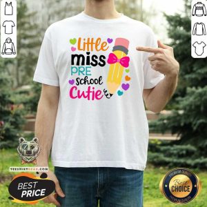Colorful Little Miss Preschool Cutie Shirt