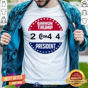 Cool Barron Trump For President 2044 Shirt