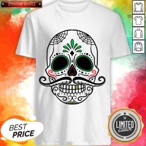 Day Of The Dead Fashion Sugar Skull Flower Crown Halloween Shirt