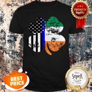 Nice St Patricks Day Police Officer Support Shirt