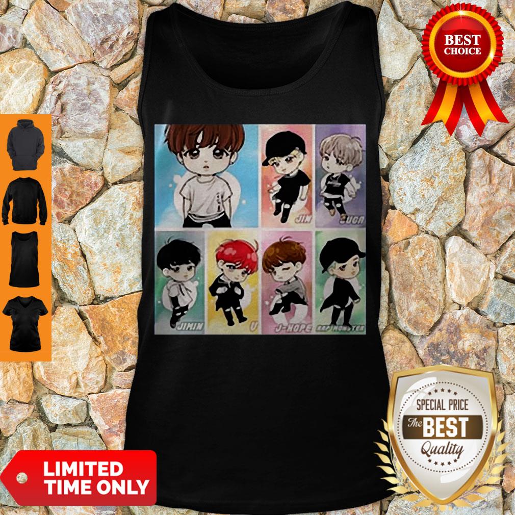 Cute Chibi BTS Band Member Shirt