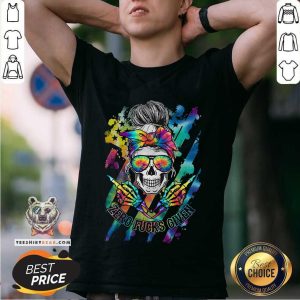 Pretty Zero Fucks Given Colorful Shirt
