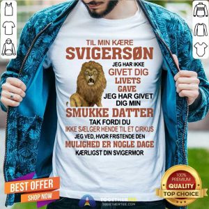 Cool Svigerson Smukke Datter Lion Shirt