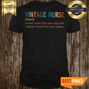 Official Vintage Nurse Shirt