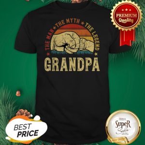 Vintage Grandpa The Man The Myth The Legend Shirt