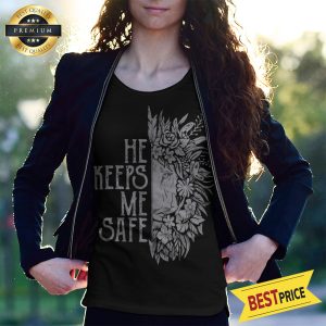 Lion He Keeps Me Safe She Keeps Me Wild Shirt