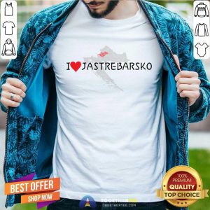 I Love Jastrebarsko Map Shirt