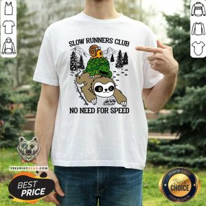Sloth And Turtle 2 Slow Runners Club Shirt