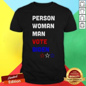 Person Woman Man Vote Joe Biden 2020 Vintage Shirt