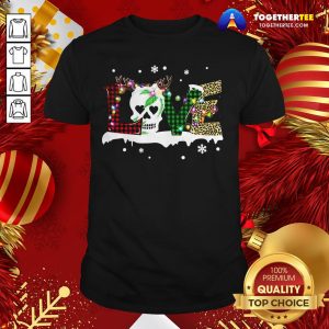 Cute Love Skull Reindeer Christmas Shirt