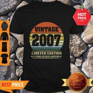 Vintage 2007 Limited Edition 13 Years Of Being Awesome Shirt