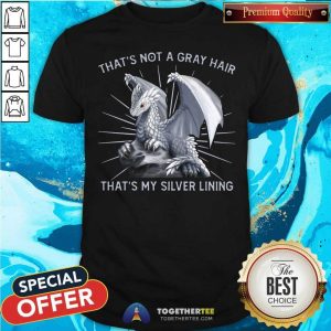 Hot Dragon That Is Not A Gray Hair That Is My Silver Lining Shirt