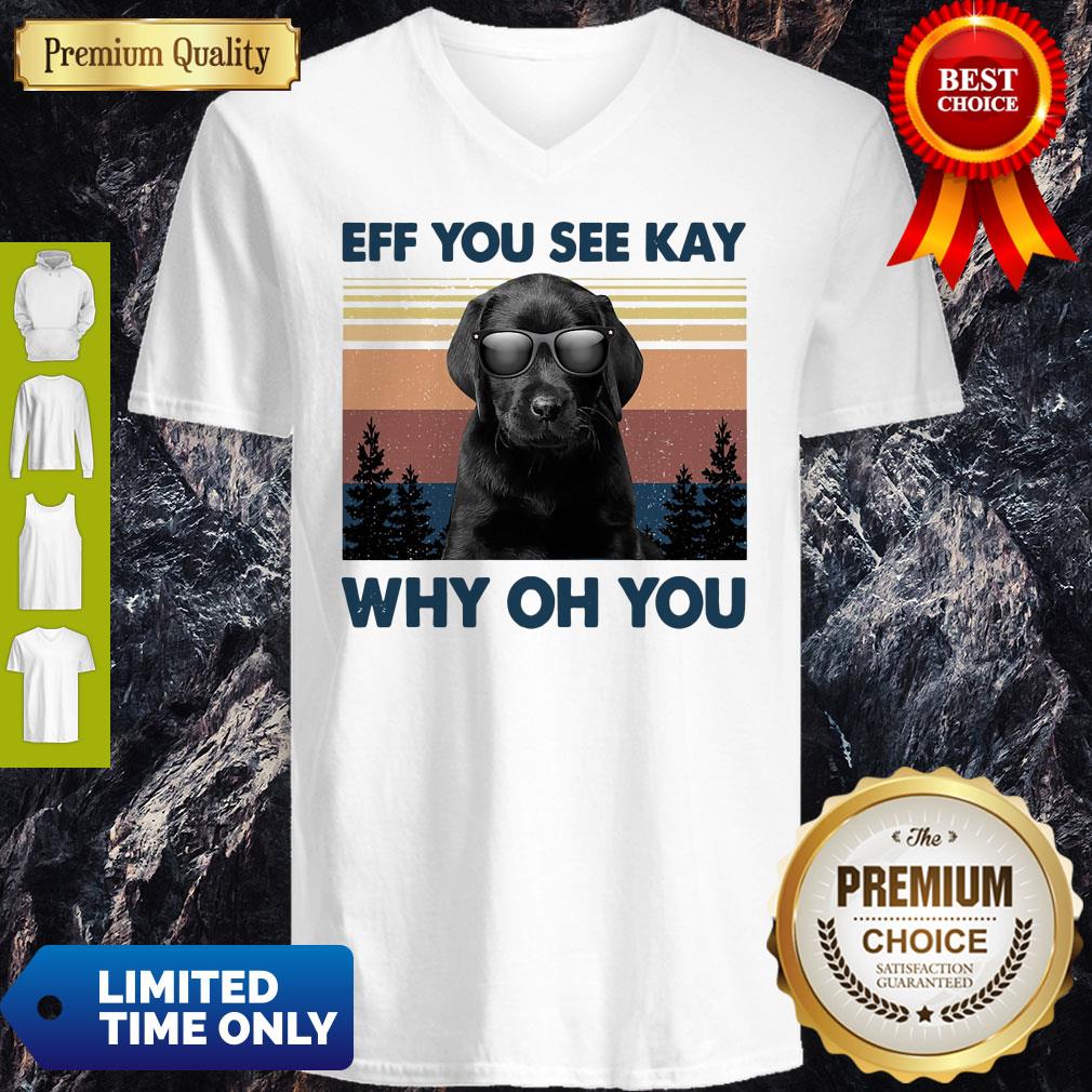 Labrador Eff You See Kay Why Oh You Vintage Shirt