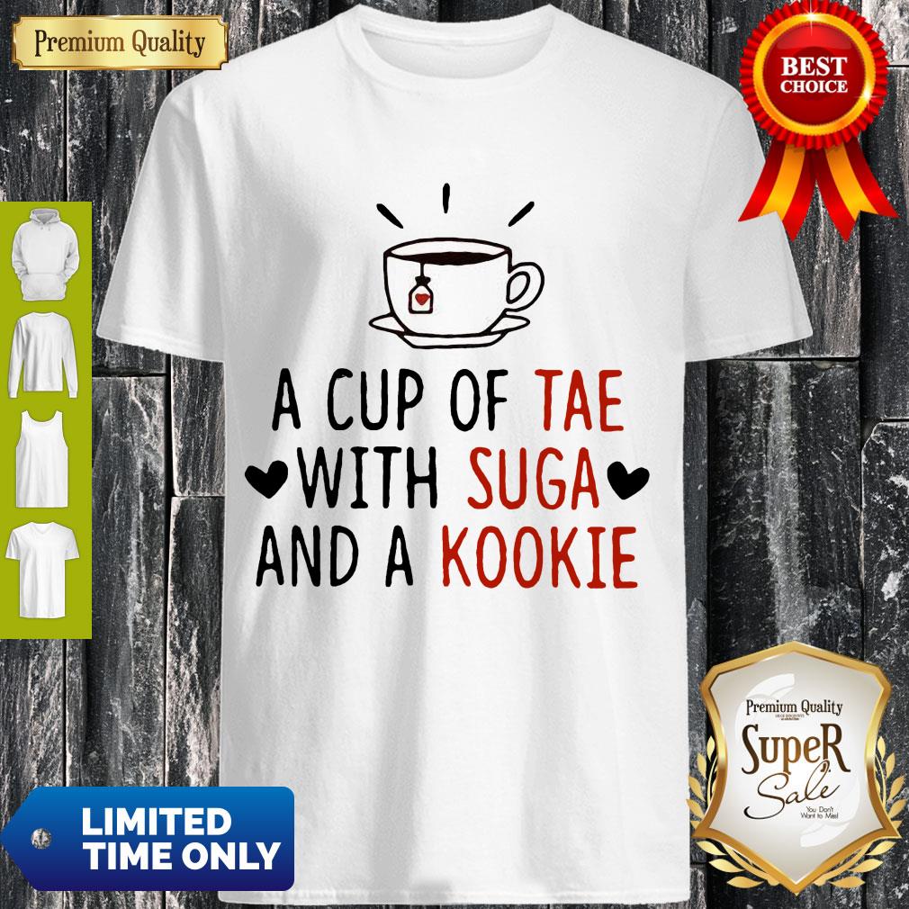 Cute A Cup Of Tae With Suga And A Kookie Shirt