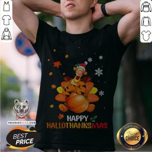 Pretty Tigger Happy Hallothanksmas Shirt
