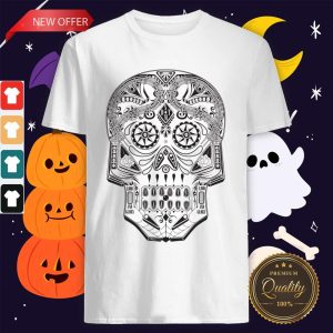 Machine Sugar Skull Day Of The Dead Muertos Shirt