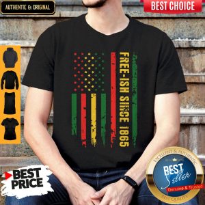 Freeish Since 1865 Africa American Flag Shirt