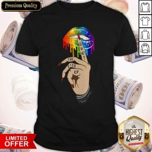 Top LGBT Hand Lip Shuh Duh Fuh Cup Shirt
