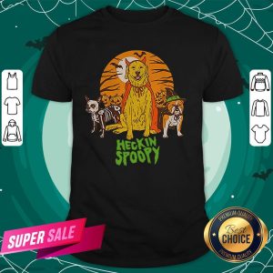 Nice Halloween Dog Heckin Spoopy Shirt
