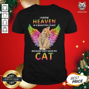 Great I Know Heaven Is A Beautiful Place Because They Have My Cat Shirt