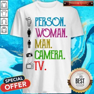 Pretty Hippie Person Woman Man Camera Shirt