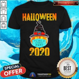 Pumpkin Wearing Mask Stay 6 Feet Away Halloween 2020 Shirt