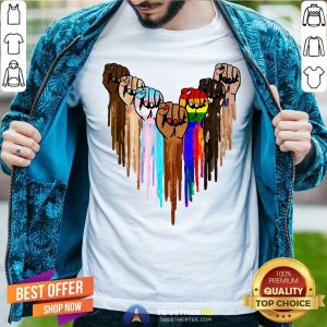 Hand Watercoler Heart LGBT Shirt