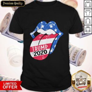 Rolling Stones Trump 2020 America Flag Shirt