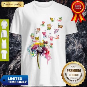 Good Dandelion Cats Watercolor Shirt