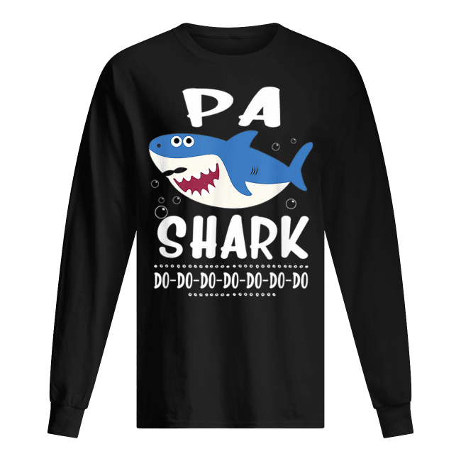 Pa-Shark-Doo-Doo-Doo-Fathers-Day-For-Husband-shirt-men-s-long-sleeved-t-shirt.png