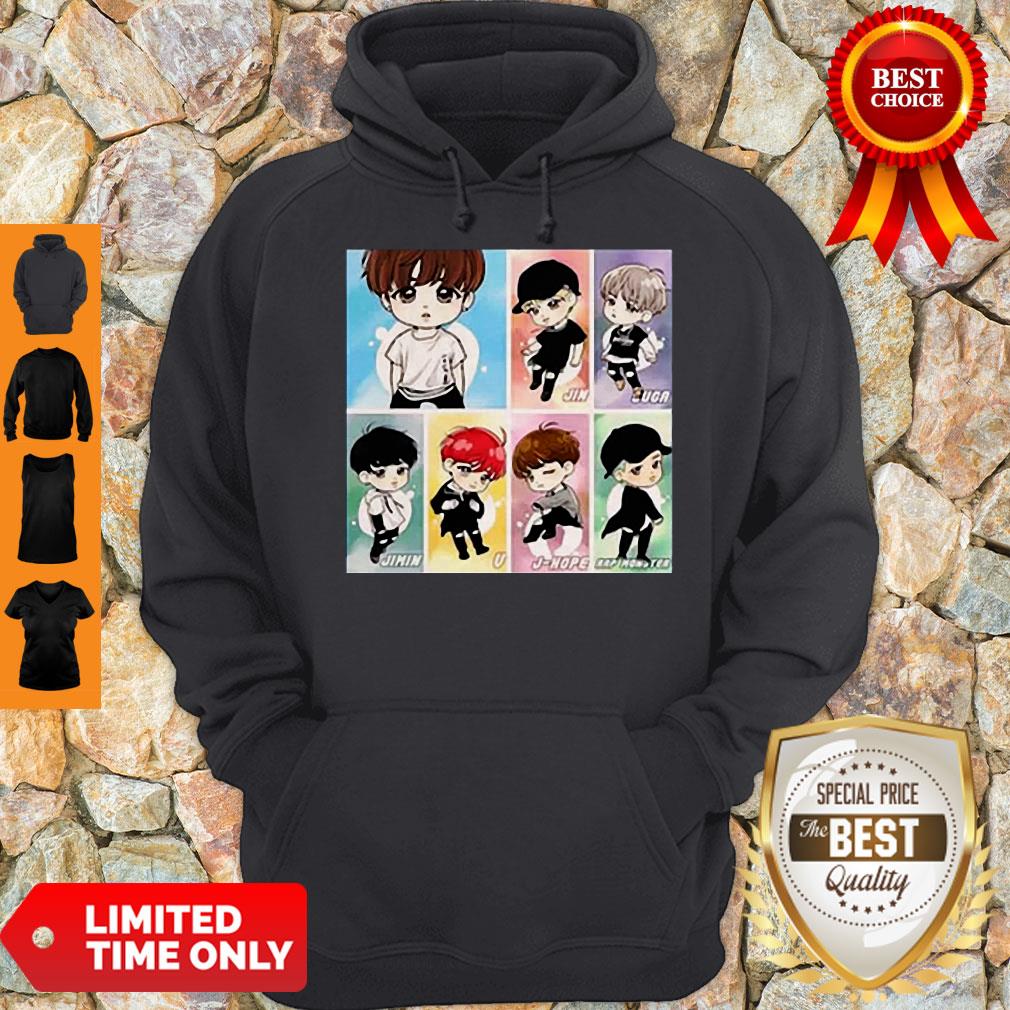 Cute Chibi BTS Band Member Shirt