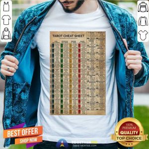 Funny Tarot Cheat Sheet Shirt