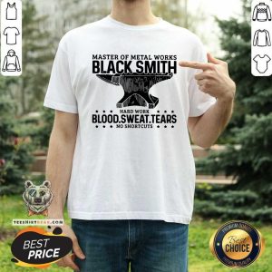 Hot Blacksmith Metal Worker Blood Sweat Tears Shirt