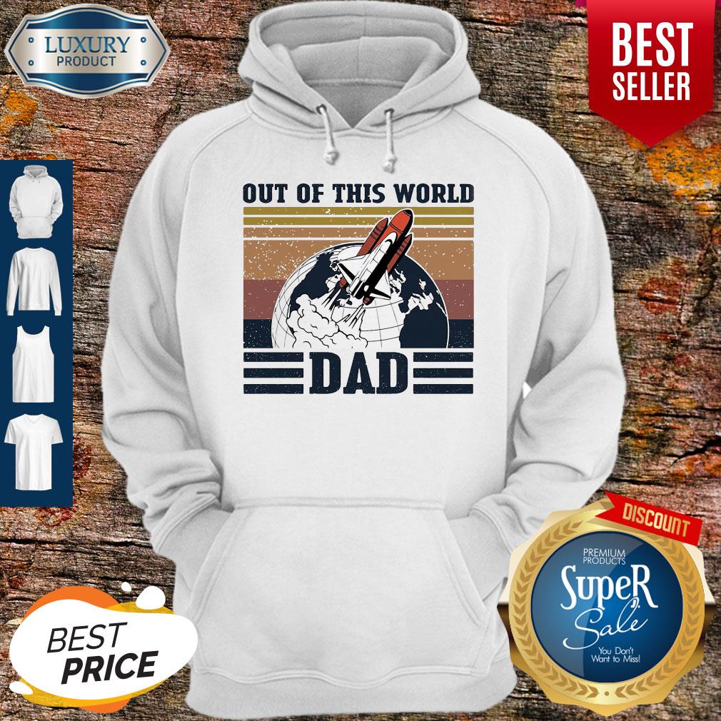 Retro Navy Nasa Out Of This World Dad Vintage Shirt