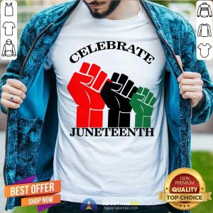 Celebrate Juneteenth Color Hands Shirt